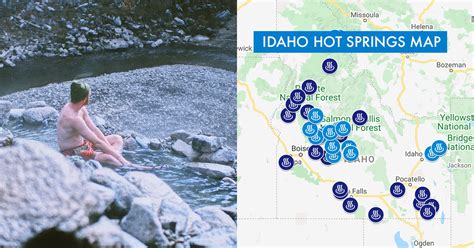 MAP Map of Idaho Hot Springs